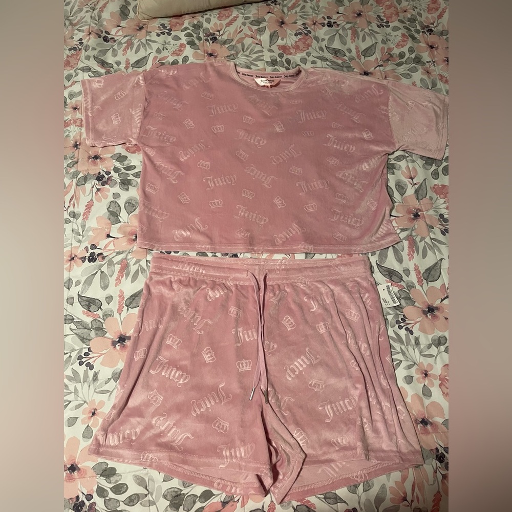 Juicy Couture Cropped PJs XL
